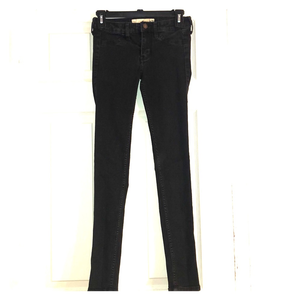 Hollister Super Skinny Black Jeans